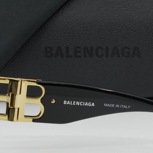 FINAL PRICE NEW BALENCIAGA BB0287S 001 BLACK GREY SUNGLASSES - Picture 7 of 11